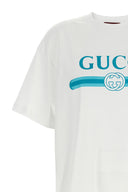 T-shirt imprimé Gucci Incrocio GG E Web