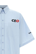 Chemise Coton Bleu Clair