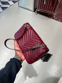 Sac GG Marmont matelassé rouge Rosso Ancora