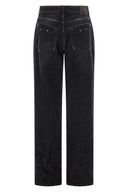 Pantalon Coton Noir