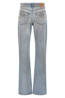 Pantalon Coton Bleu Clair