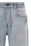 Pantalon Coton Bleu Clair