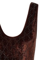 Top Velours Marron