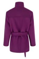 Manteau Soie Violet