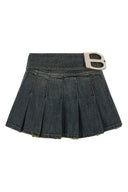Jupe Coton Bleu