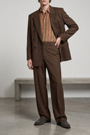 Veste Satin Marron
