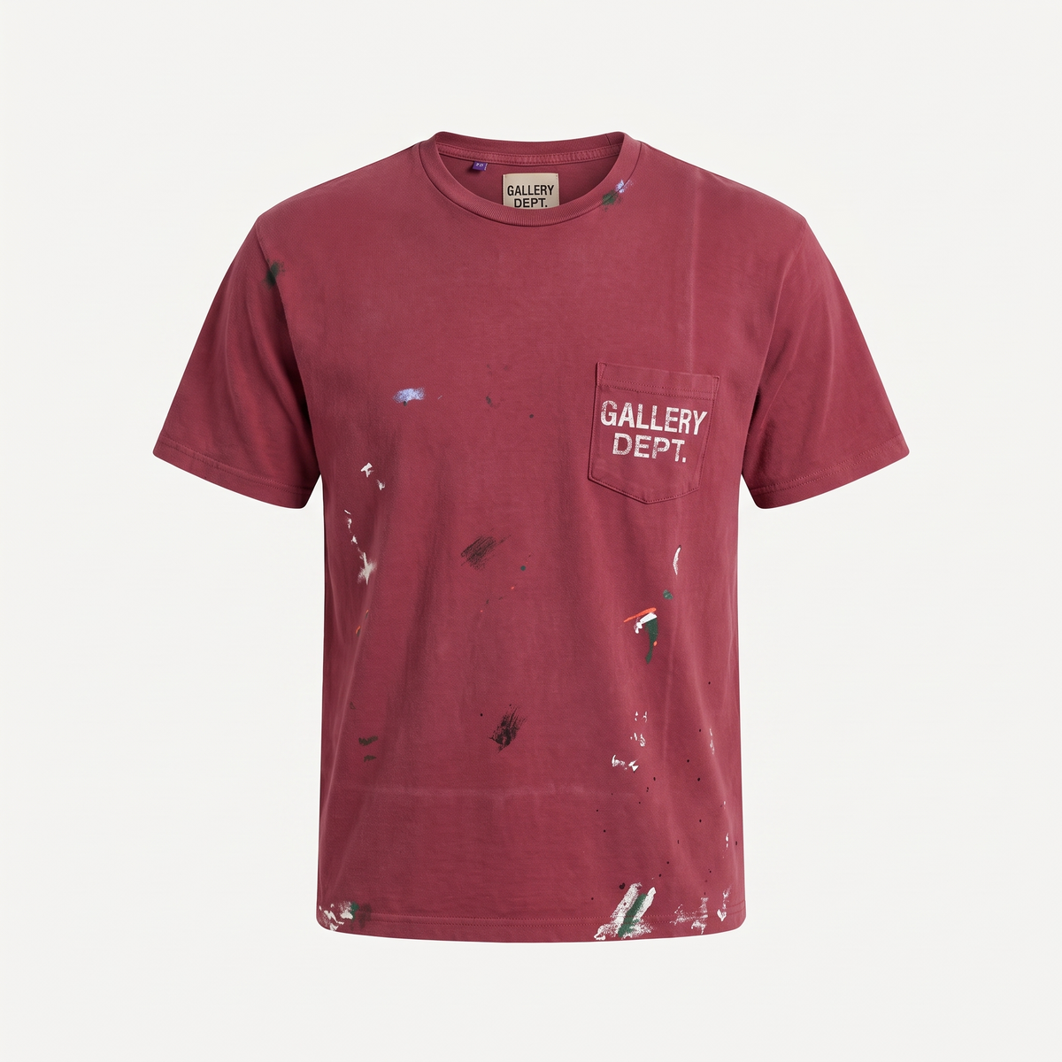 T-shirt Gallery Dept. Vintage Logo Painted Brick – face