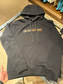 Hoodie noir à logo Check