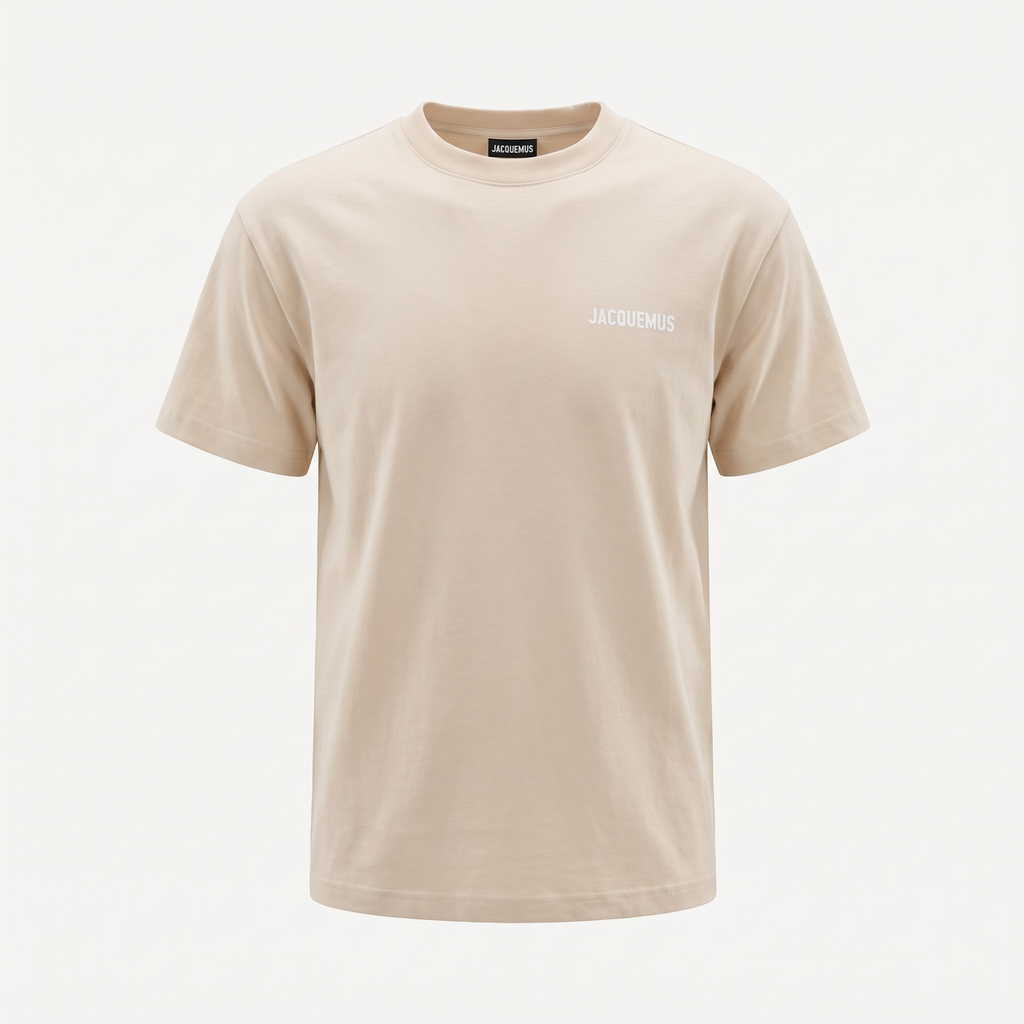 Le t-shirt Jacquemus Cream – face