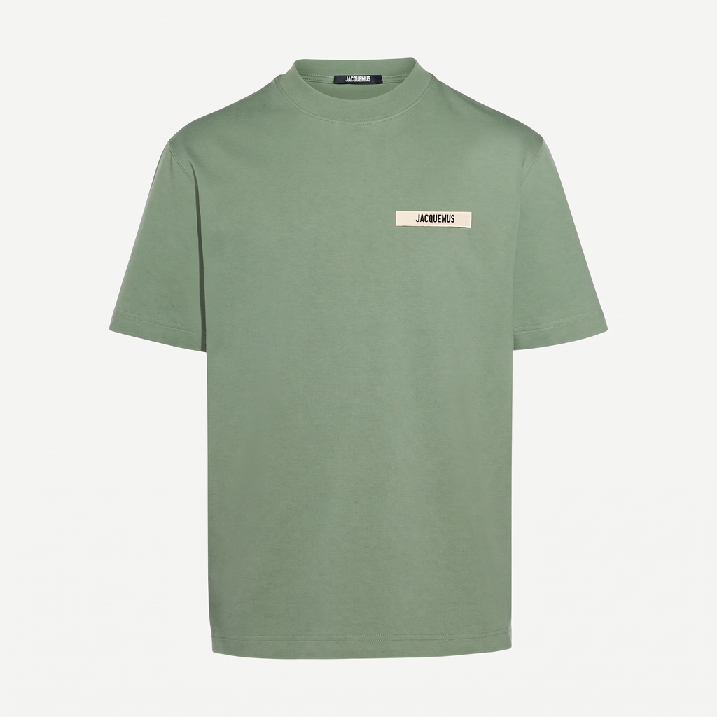 Le t-shirt Gros Grain Jacquemus Khaki – face