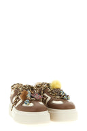 Sneakers Cuir Multicolore