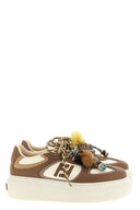 Sneakers Cuir Multicolore