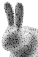 Rabbit Chair Baby Dots — Qeeboo White/Black