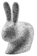 Rabbit Chair Baby Dots — Qeeboo White/Black