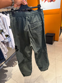 Pantalon cargo loose vert kaki