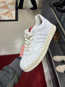 Sneakers Re-Web texturées blanc ivoire