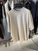 Balenciaga Medium Fit T-Shirt Embro Vintage Jersey Cementgrey XtraTonal