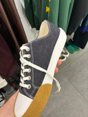 Sneakers basses en denim brut à semelle signature