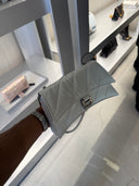 Sac matelassé blanc cassé à chaîne métallisée – Crush Chain Bag XS