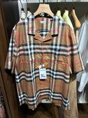 Chemise oversize à carreaux Check Archive Beige