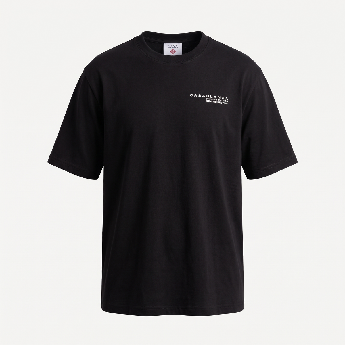 T-shirt Casablanca Oversized Glitch Orchid – face