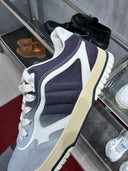 Sneakers Re-Web GG jacquard dégradé gris et bleu marine