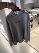 Balenciaga Medium Fit Hoodie Bal Back Destroy Moll Bouc Dust/Black