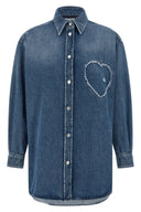 Chemise Cuir Bleu