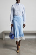 Chemise Coton Bleu Clair
