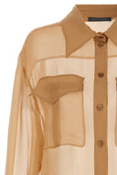 Chemise Soie Beige