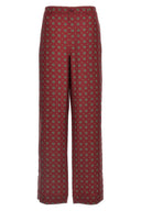 Pantalon Soie Bordeaux