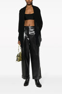 Pantalon Cuir Noir