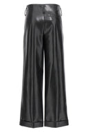 Pantalon Cuir Noir