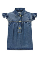 Chemise Denim Bleu