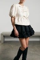Chemise Satin Blanc