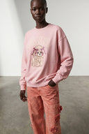 Sweat Coton Rose