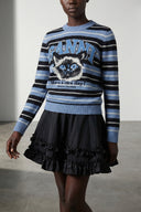 Sweat Laine Bleu Clair