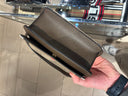 Sac bandoulière House Check brun foncé