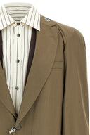 Blazer en gabardine de laine à plusieurs épaisseurs