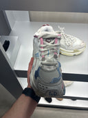Balenciaga Runner Sneakers White Pink Blue