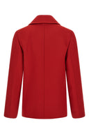 Manteau Laine Rouge