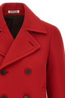 Manteau Laine Rouge