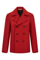 Manteau Laine Rouge