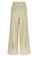 Pantalon Coton Beige