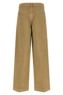 Pantalon Coton Beige
