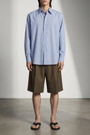 Chemise Coton Bleu Clair