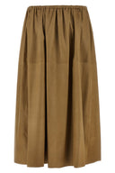 Jupe Cuir Beige