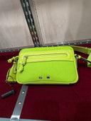 Sac Bandoulière GG Embossé Vert Néon