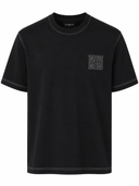 T-shirt oversize 4G brodé contrasté noir et blanc