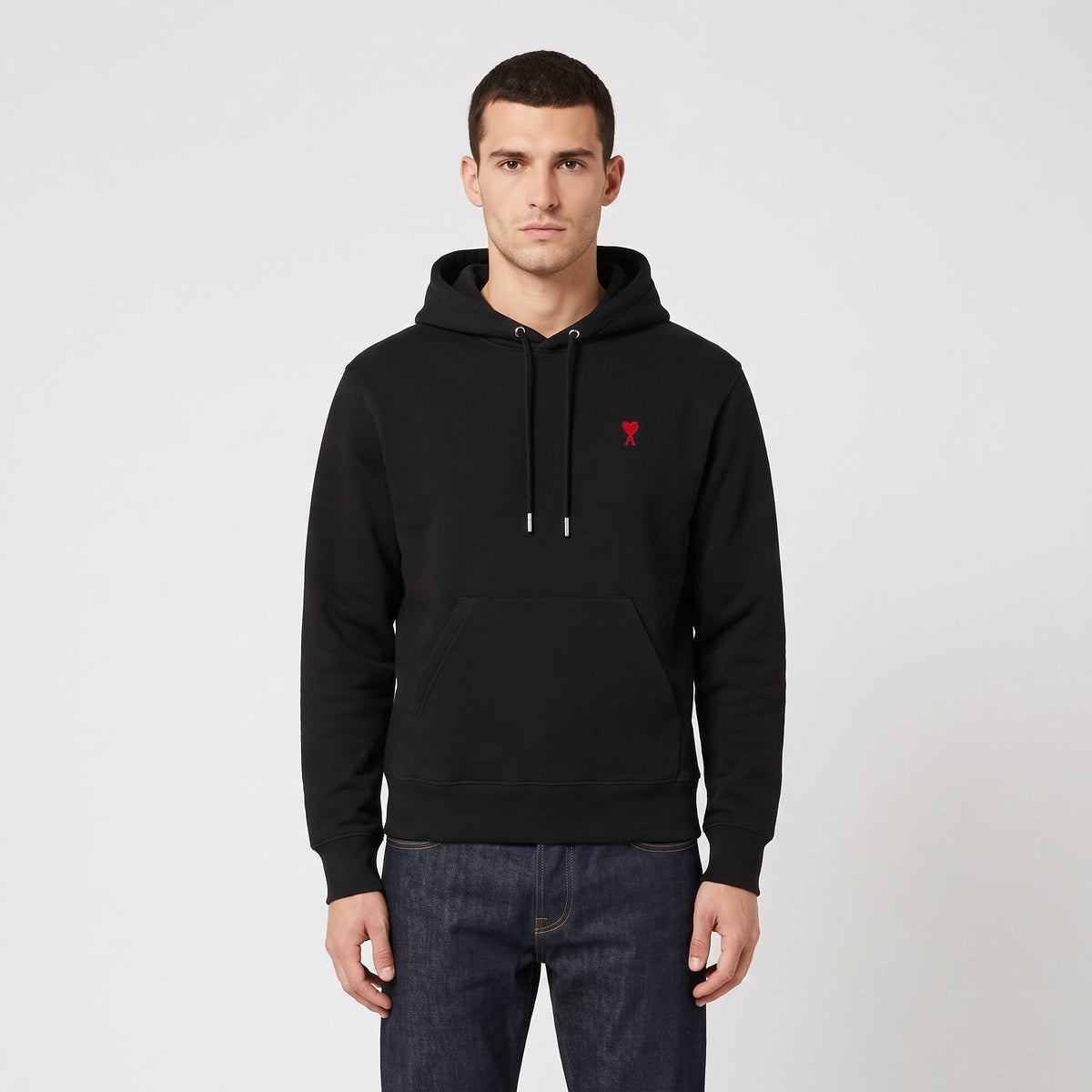 Hoodie Ami de Coeur en Coton – porté – face